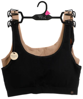 Thumbnail 1: REAL UNDERWEAR Plus Seamless Wireless Tank Comfort Bras 