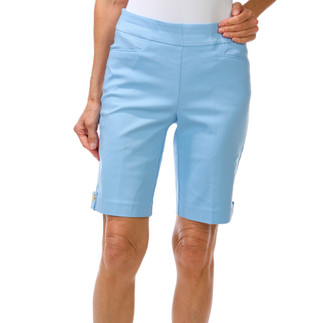 Thumbnail 1: Coral Bay Petite Gold Crest Hem Shorts  