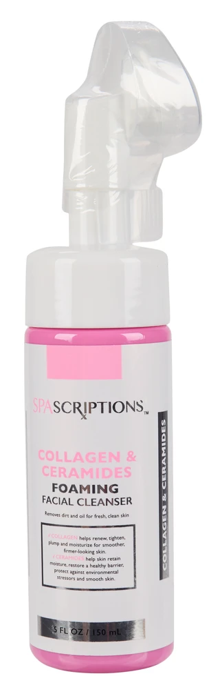 Thumbnail 1: SPASCRIPTIONS 5 oz Collagen & Ceramides Foaming Facial Cleanser 