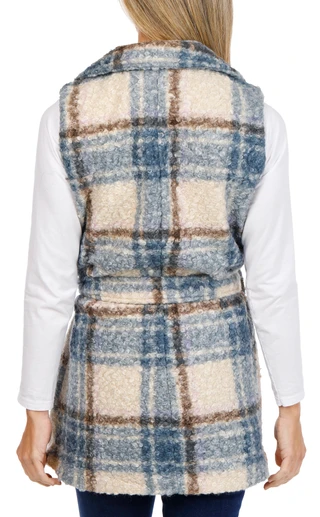 Thumbnail 2: Stoosh Women's Tie Waist Sweater Vest 