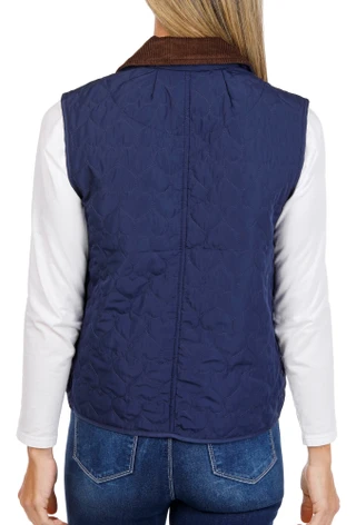 Thumbnail 2:  Jade & Ivory by 26 International Women's Zippered Vest Jacket 