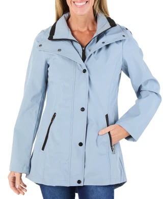 Thumbnail 1: Nautica Women's Water Resistant Performance Jacket with Hood 