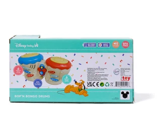 Thumbnail 2: Disney Baby Mickey & Friends Bop'n Bongo Drums Toy 