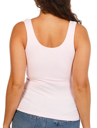 Thumbnail 3: FCT BASICS Juniors Stretch Shelf Bra Seamless Tank 