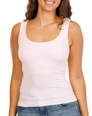 Thumbnail 1: FCT BASICS Juniors Stretch Shelf Bra Seamless Tank 