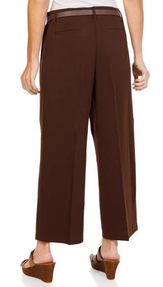 Thumbnail 2: Soho Apparel Women's Belted Pull On Pants  