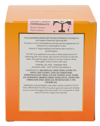 Thumbnail 2: SPASCRIPTIONS 3.5 oz Turmeric Glow Melting Cleansing Balm w/ Vitamin C 