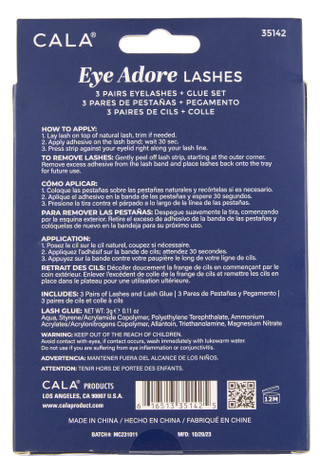 Thumbnail 2: CALA 3 Pk Eyelashes + Glue Set 
