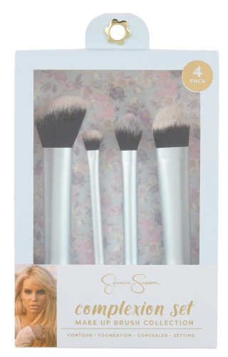 Thumbnail 1: Jessica Simpson 4 Pk Complexion Set Makeup Brush Collection 
