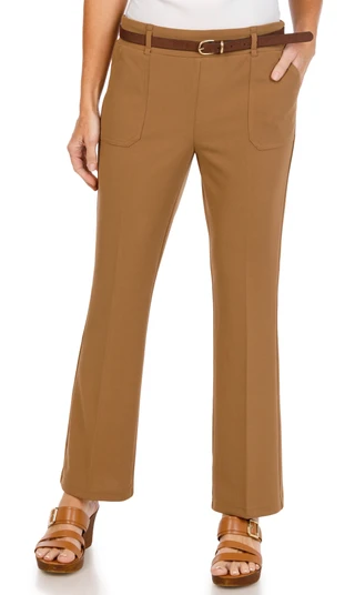 Thumbnail 1: Soho Apparel Women's Petite Ankle Pants  