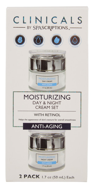 Thumbnail 1: SPASCRIPTIONS 2 Pk Moisturizing Day & Night Cream Set 