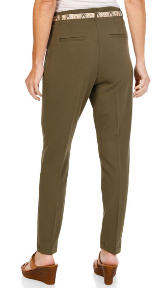 Thumbnail 2: Soho Apparel Women's Belted Pull On Pants  
