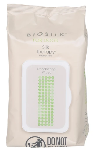 Thumbnail 1: BioSilk For Dogs 100 Ct Deodorizing Wipes 