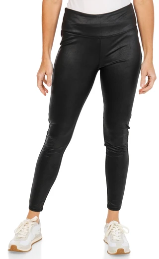 Thumbnail 1: SEVEN7 Women's Faux Leather Leggings  