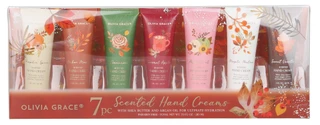 Thumbnail 1: Olivia Grace 7 Pc Assorted Scented Hand Creams with Shea & Argan 