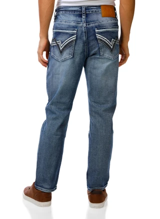 Thumbnail 1: F&R Men's Skinny Jeans  