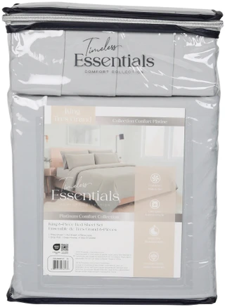 Thumbnail 2: Buffalo 6 Pc Solid King Sheet Set 