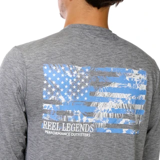 Thumbnail 2: REEL LEGENDS Men's Outdoor Long Sleeve Driftline Performance Shirt 