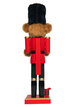 Thumbnail 2: Magical Season 14" Black & Red Bear Nutcracker 