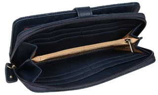 Thumbnail 4: Stone Mountain Paisley Embossed Leather Zip Around Wallet 