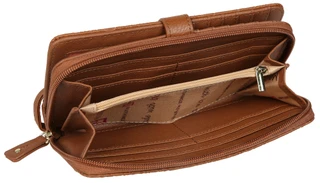 Thumbnail 3: Stone Mountain Paisley Embossed Leather Zip Around Wallet 