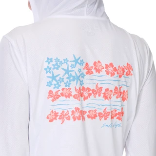 Thumbnail 2: Salt Life Women's Flag Zip Hoodie 