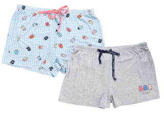 Thumbnail 1: Life is Good Women's 2 Pack Sleep Shorts 