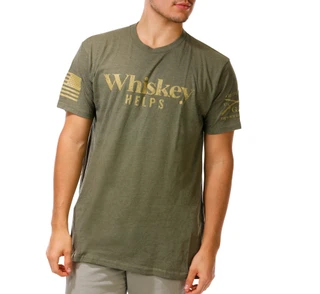 Thumbnail 1: GRUNT STYLE Men's Short Sleeve Whiskey Helps Shirt 