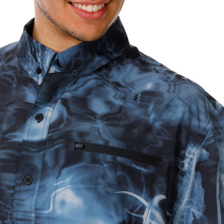 Thumbnail 2: REEL LEGENDS Men's Outdoor Short Sleeve Airflow Button Down Shirt 