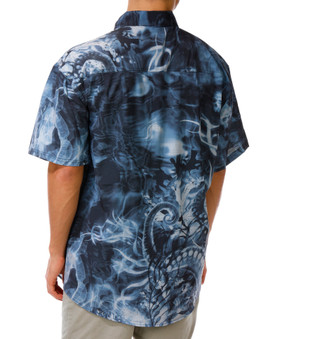 Thumbnail 3: REEL LEGENDS Men's Outdoor Short Sleeve Airflow Button Down Shirt 