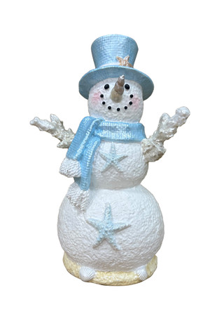 Thumbnail 1: Magical Season 10" Polyresin Snowman Decoration 