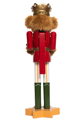 Thumbnail 2: Magical Season 14" Red Gingerbread Bear Nutcracker 
