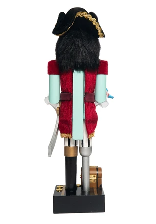Thumbnail 2: Magical Season 14" Pirate Nutcracker with Black Beard 