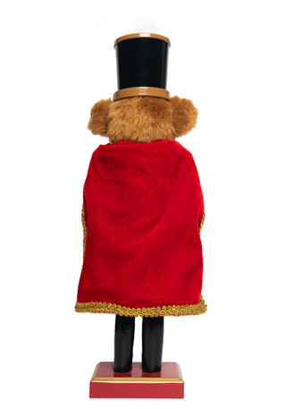 Thumbnail 2: Magical Season 15" Red Plaid Bear Nutcracker 