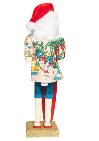 Thumbnail 2: Magical Season 14" Surf Santa Nutcracker 
