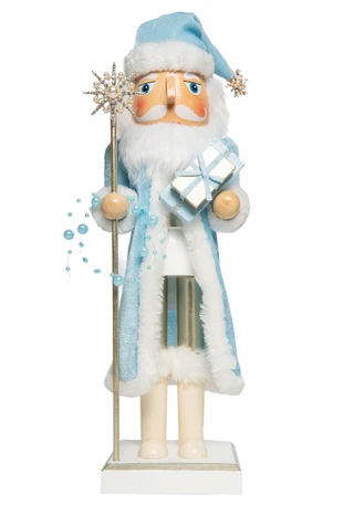 Thumbnail 1: Magical Season 14" Blue Nutcracker with Gifts 