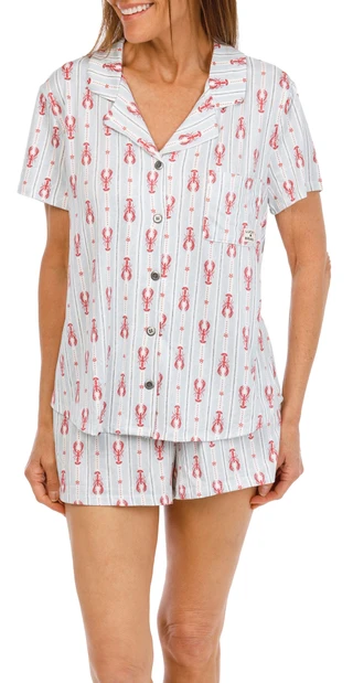 Thumbnail 1: Lucky Brand Women's Lobster Sleep Set 