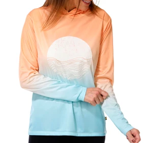 Thumbnail 1: Horizon Women's UV Protection Sun On Water Hooded Outdoor Top 