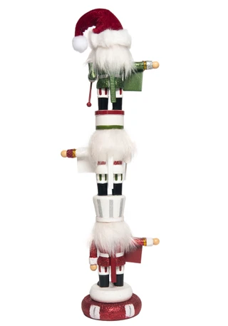Thumbnail 2: Magical Season 14" Stacking Mini Nutcracker 