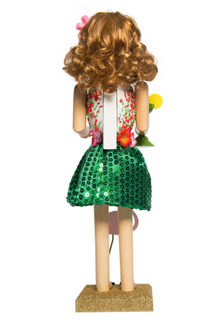 Thumbnail 2: Magical Season 14" Hawaiian Girl on Beach Nutcracker 
