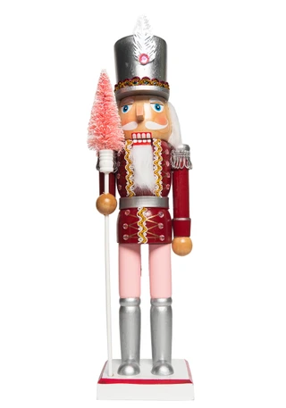 Thumbnail 1: Magical Season 14" Red Nutcracker with Tree 