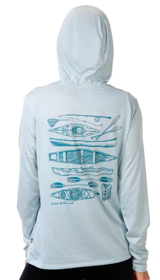 Thumbnail 1: Horizon Women's UV Protection Canoe Hooded Outdoor Top 