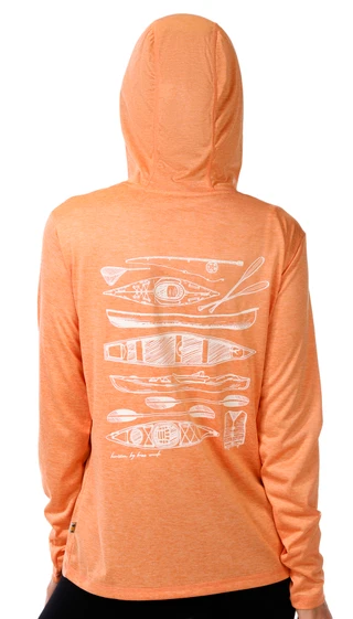 Thumbnail 1: Horizon Women's UV Protection Canoe Hooded Outdoor Top 