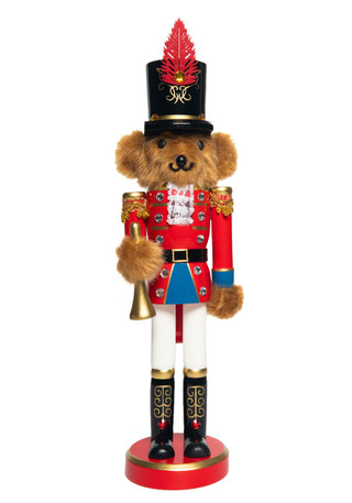 Thumbnail 1: Magical Season 14" Brown Bear Nutcracker 