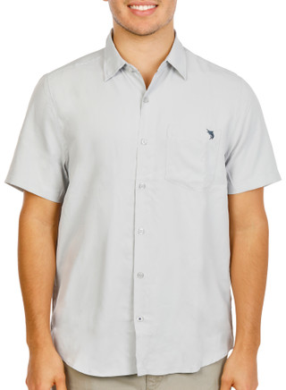 Thumbnail 1: Salt Life Men's Short Sleeve Performance Button Down Shirt 