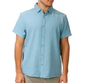 Thumbnail 1: Ike Behar Men's Short Sleeve Button Down Shirt 