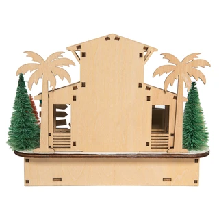 Thumbnail 3: Magical Season 5.5" Laser Cut Beach House 