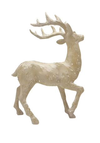 Thumbnail 2: Magical Season 16" Natural Woodgrain Deer Decoration 