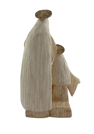 Thumbnail 2: Magical Season 12.25" Resin Woodgrain Nativity Scene 