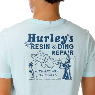 Thumbnail 2: Hurley Men's Short Sleeve Surf Anway Graphic Tee 